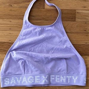 Savage X Fenty Violet Sports Bra Halter (L)